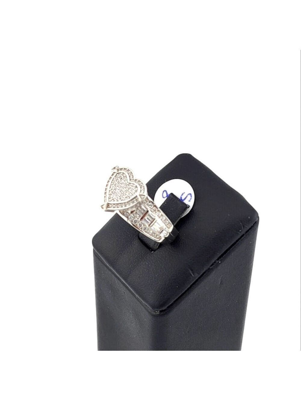 Sterling Silver 925 Heart Design CZ Ring – Brand New - Picture 3 of 15